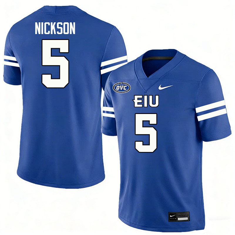 Eastern Illinois Panthers #5 Ja'Wuan Nickson College Football Jerseys,Uniforms-Blue